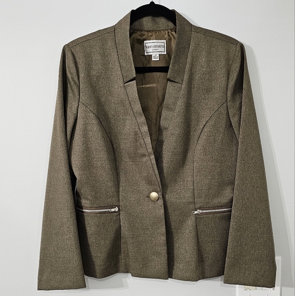 Karin Stevens Blazer Jacket 12p - Picture 1 of 3
